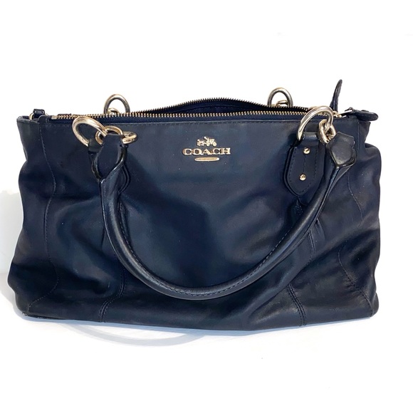 Coach Handbags - ❌SOLD❌Navy coach Colette shoulder bag purse